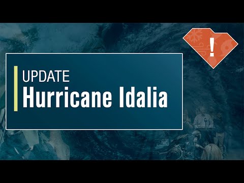 screenshot of youtube video titled Hurricane Idalia Update | August 30, 2023