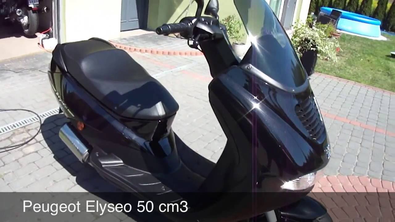 Peugeot Elyseo 50 cm3 - YouTube