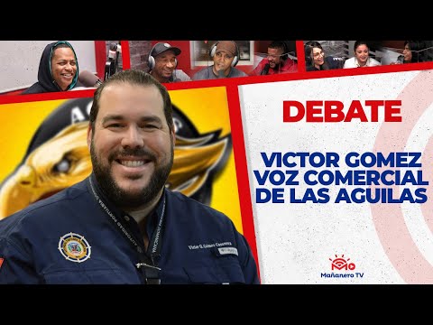 VÍCTOR GÓMEZ como Voz Comercial de las Aguilas - El Debate