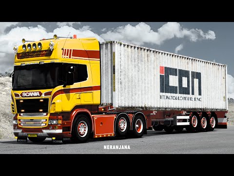 Scania V8 Open pipe Lepidas exhaust system v3.0 1.54