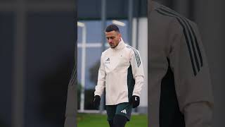 Intense training before a freezing Champions League trip! ❄️❄️ |  #bodojuventus # #football #ucl