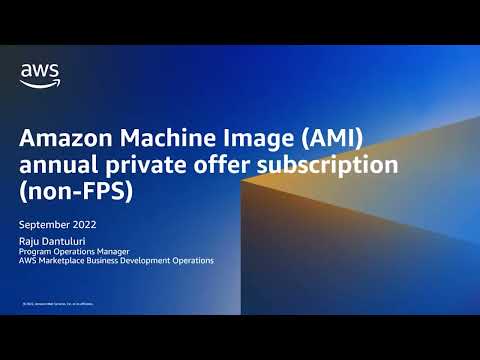 Subscribing to AMI Annual Product (without using FPS) - AWS Marketplace Private Offer
