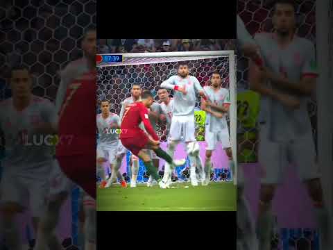 This free-kick 🤩☠️.#cr7 #ronaldo #christiano #edit #football #shorts #fyp #shotsfeed