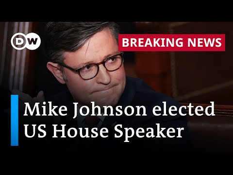 Republicans elect Mike Johnson as House speaker | DW News