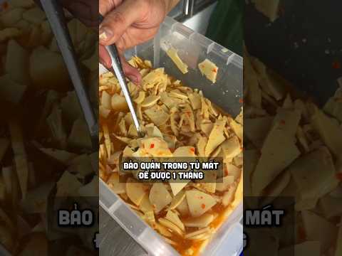 Cách làm măng chua ngọt giòn tan #food #amthuc #streetfood #giavivitquay #monngon #ẩm