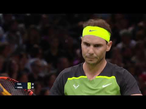 HIGHLIGHTS: Tommy Paul vs. Rafael Nadal; 2022 Paris Masters Second Round