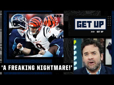 'IT'S A FREAKING NIGHTMARE!' - Jeff Saturday on the Bengals' O-Line | Get Up video clip