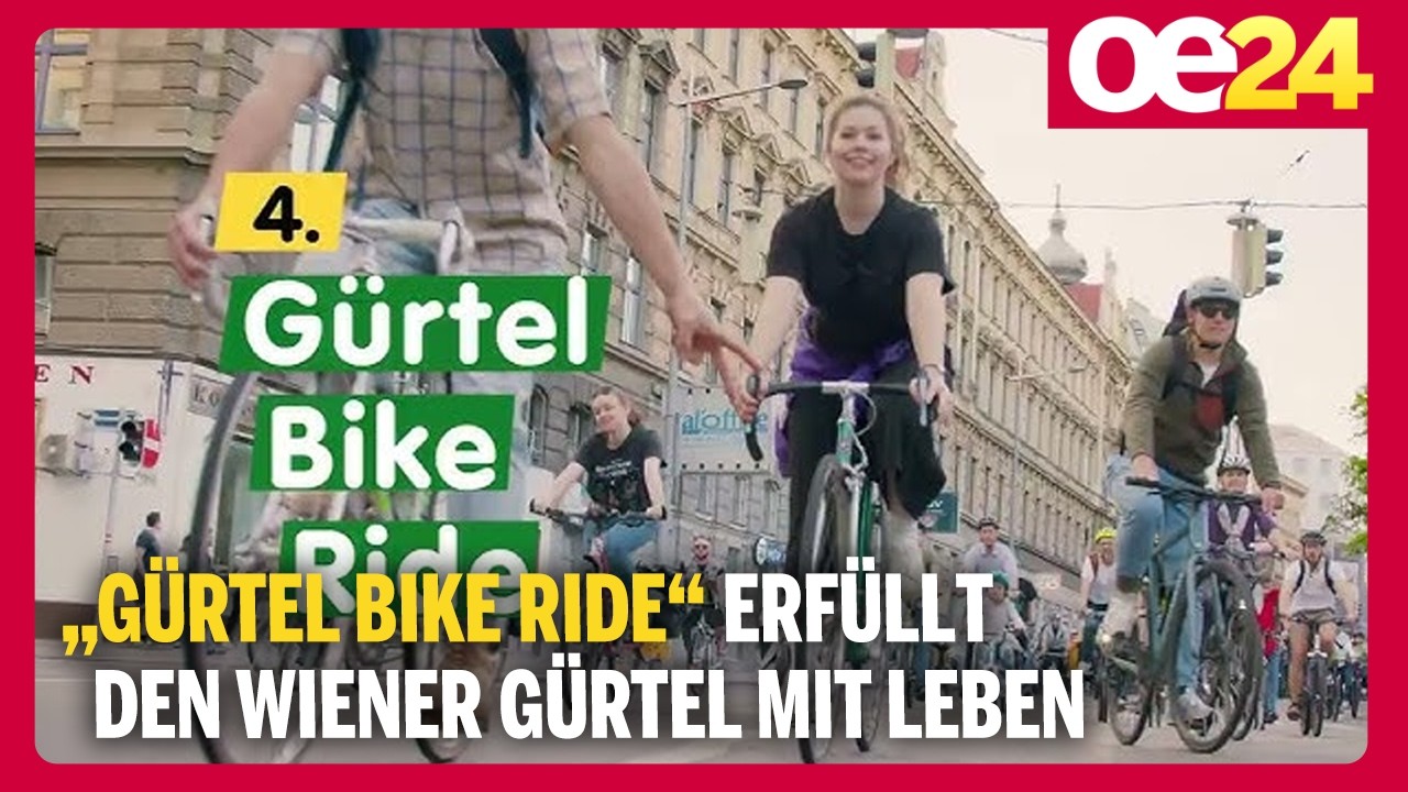 Am 1. Mai erfüllt der „Gürtel Bike Ride“ den Wiener Gürtel mit Leben