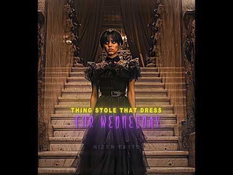 "Wednesday's Dress" ☠️🔥 | Wednesday 2 Edit | MONTAGEM COMA (Ultra Slowed) #Trending #Shorts