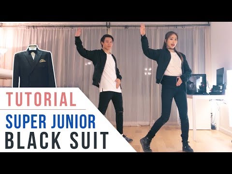 Super Junior 슈퍼주니어 - Black Suit Chorus Dance Tutorial (Mirrored) | Ellen and Brian