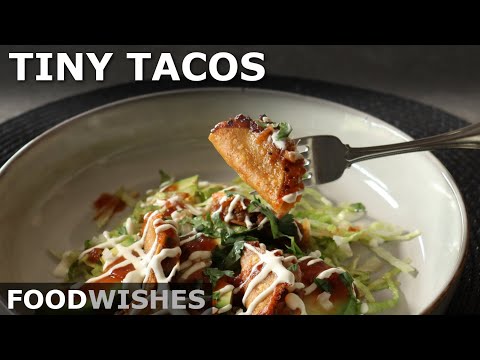 Tiny Tacos! Easy Bite-Sized Crispy Tacos - Food Wishes
