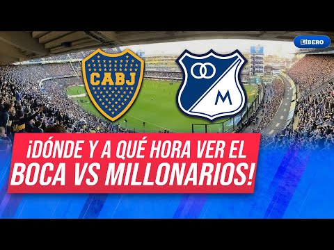 BOCA JUNIORS vs MILLONARIOS | VER EN VIVO duelo AMISTOSO de pretemporada.