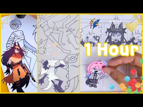 FPE 종이인형 만들기 1시간 모음 #미스써클 #미스블루미 #미스타벨 #misscircle #missbloomie #missthavel