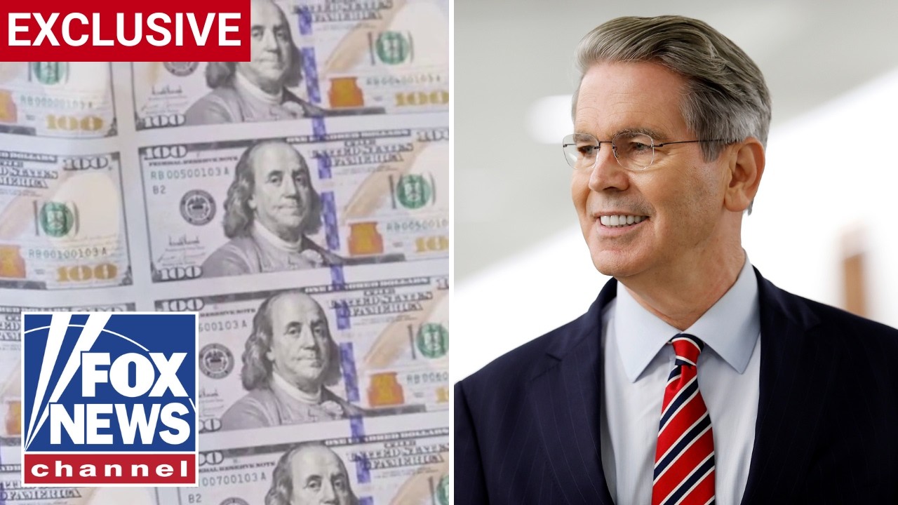 REVEALED: Bessent gives first look at Trump-signed $100 dollar bills
