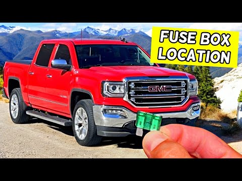 GMC SIERRA FUSE BOX LOCATION DIAGRAM 2014 2015 2016 2017 2018