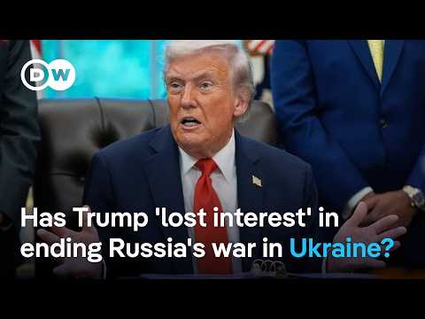 Why was a planned Trump - Putin meeting over the war in Ukraine put on hold? | DW News