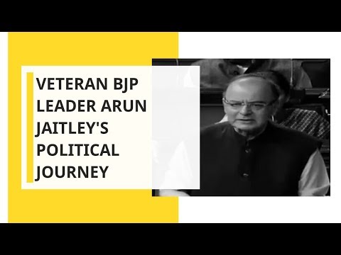 Veteran BJP leader Arun Jaitley's political journey