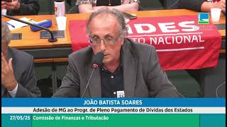Fala de João Batista Soares na Câmara dos Deputados sobre a adesão de MG ao Propag
