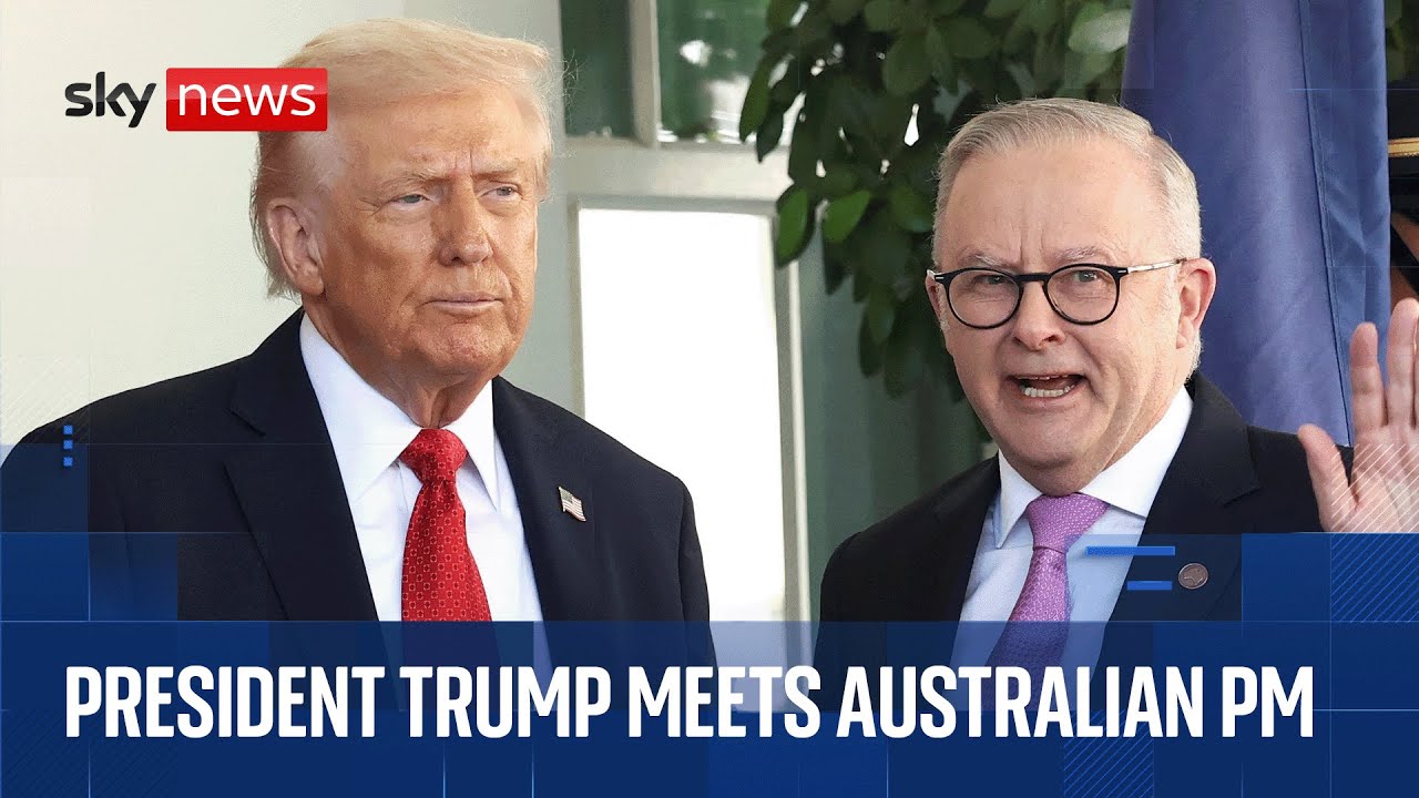 Trump welcomes Australian Prime Minister to the White House
