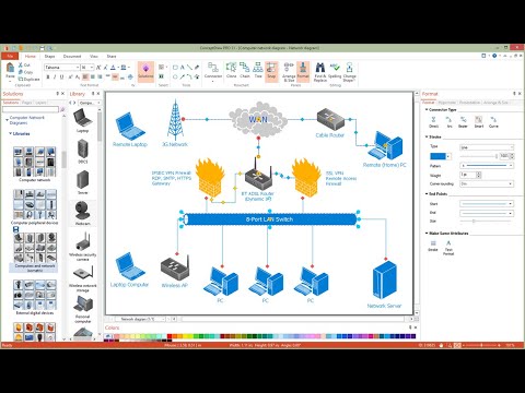 How to Draw a Computer Network