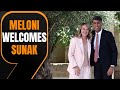 Italian PM Giorgia Meloni Welcomes UK PM Rishi Sunak to 50th G7 Summit