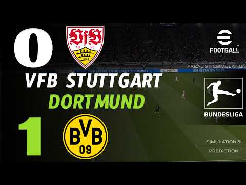 🔴 VfB Stuttgart gegen Dortmund 0 - 1 I HIGHLIGHTS &amp; GOAL | Bundesliga 2026 I eFootball Simulation