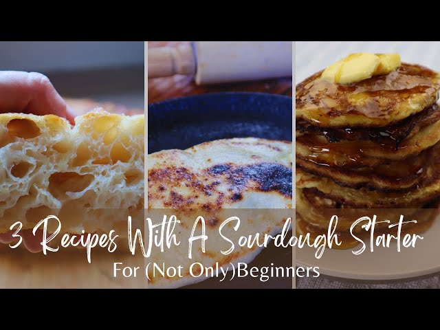 #sourdoughstarter #sourdoughforbeginners 
Dear viewers, my three recipes made with a sourdough starter are very easy to make and perfect for anyone new to baking with sourdough.

I would love to hear your feedback in the comments below.

Happy baking! ~ Anke

Here are the time stamps for each recipe.
Fluffy Pancakes: 00:54
Sourdough Naan Bread: 03:21
Bubbly Sourdough Focaccia: 9:37


If you enjoy my videos and would like to support me, you can now buy me a coffee at https://buymeacoffee.com/sweetascooking

I would love for you to join my channel membership to get access to perks:
https://www.youtube.com/channel/UCxAip8ro6KnKc26Xmed0I2g/join

Please remember, if you liked this video:

👍 Give it a 'Thumbs Up'

WRITE A COMMENT or ask me a question about the recipe. I will be more than happy to answer. 
It would be also great to know which country you are watching from.

📢 Share this video with your friends and family,

Subscribe to my channel and hit the bell so you won't miss a new video with more easy-to-follow step-by-step cooking tutorials.

Thank you so much for your time! I appreciate every single one of you

Sweet As Cooking everyone. Anke Xx

---------------------------------------------------------------------------------------------------------------------
Here is the equipment I use to make my videos.

 Please note these links are affiliate links. I may be paid a small commission from Amazon and other affiliate partners for eligible purchases.

Canon EOS M50: https://amzn.to/3P1Ga4a
lighting: https://amzn.to/3bIsJIb
tripod: https://amzn.to/3yaet2p
microphone: https://amzn.to/3NCSmHx
Video editing: InVideo: invideo.sjv.io/yR36J3