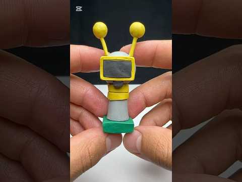 They Asked Me to Make Fun Bot Again! #funbot #clay #art #diy #shorts #request #robot #plasticine