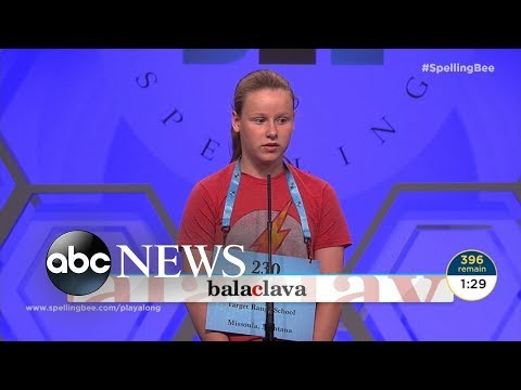 Girl makes history at National Spelling Bee
