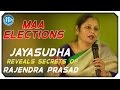 MAA Elections Press Meet - Jaysudha Reveals Secret of Rajendra Prasad