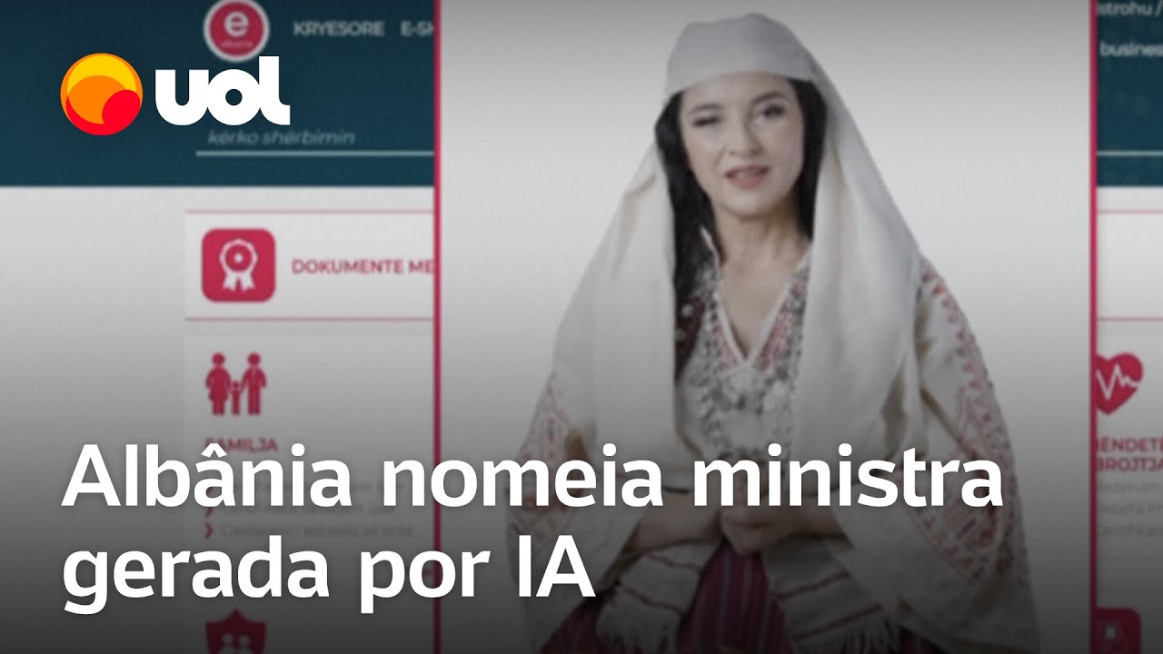 Nova ministra da Albânia é virtual e foi gerada por IA