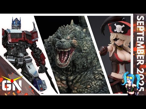 Plamo LineUp September 2025 #modelkit #godzilla #optimusprime