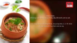 Hướng dẫn thực hiện món Cơm rang tôm ớt xanh – TTGĐ 15/2015