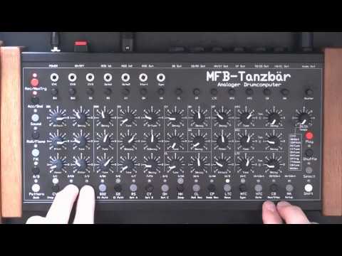 MFB Tanzbär Analog Drum Machine [HD Recording]