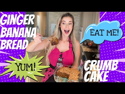 Bake With Noelle!!! Ginger-Banana-Bread-Crumb-Cake!