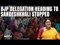 Sandeshkhali Violence | BJP Delegation, On Way To Bengals Sandeshkhali, Stopped By Cops