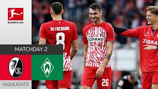 Goal in 90+6! | SC Freiburg — SV Werder Bremen 1-0 | Highlights | Matchday 2 – Bundesliga 2023/24
