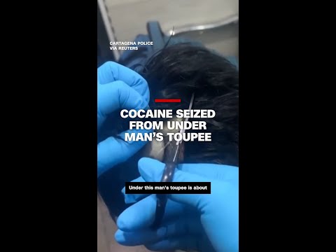 $10,000 of cocaine seized from under man's toupee