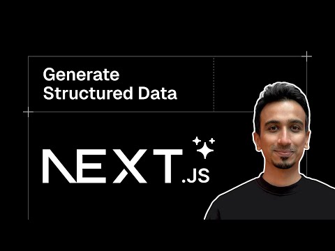 Next.js AI SDK Tutorial - 9 - Generate Structured Data