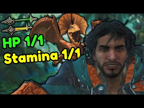 Monster Hunter Wilds but I only have 1 HP and Stamina