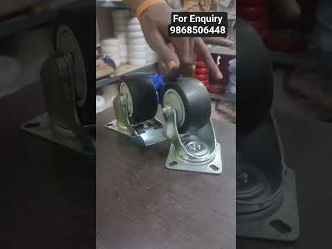 #CasterWheel #TrolleyWheel #viral #diy #yt #reels #PUWheel #SwivelCaster #FixedCaster #MadeInIndia