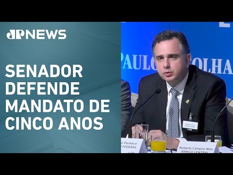 Pacheco defende fim da reeleição para cargos do Executivo