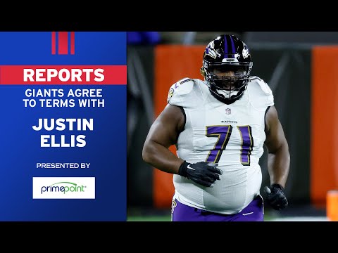 Reports: Giants Agree to Terms with DT Justin Ellis video clip