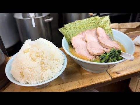 【大食い】我が家系ラーメンの新境地へ！どハマりしてる攻め方『飯テロ』Iekei Ramen