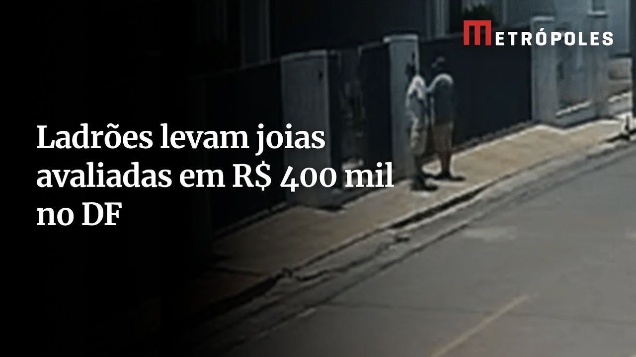Ladrões furtam R$ 400 mil em joias e relógios de casa no Lago Suli