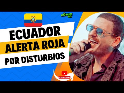 Ecuador en alerta roja, Mu3re el cantante Diego Gallardo y 2 Policías durante disturbios
