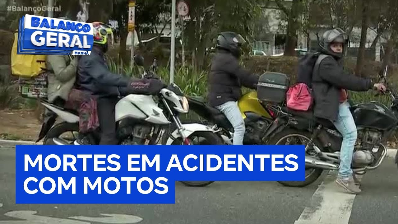 Número de mortes em acidentes com motos volta a subir em São Paulo