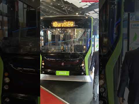 Eka Mobility Eka 9 Electric Bus First Impressions at Bharat Mobility Global Expo #ebus #electricbus