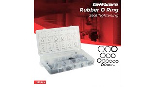 Pratinjau video produk Taffware Karet Rubber O-Ring Seal Tightening Repair Kit 225 PCS - E436