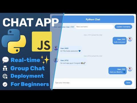 Python Chat App Tutorial for Beginners - Full Course 2024